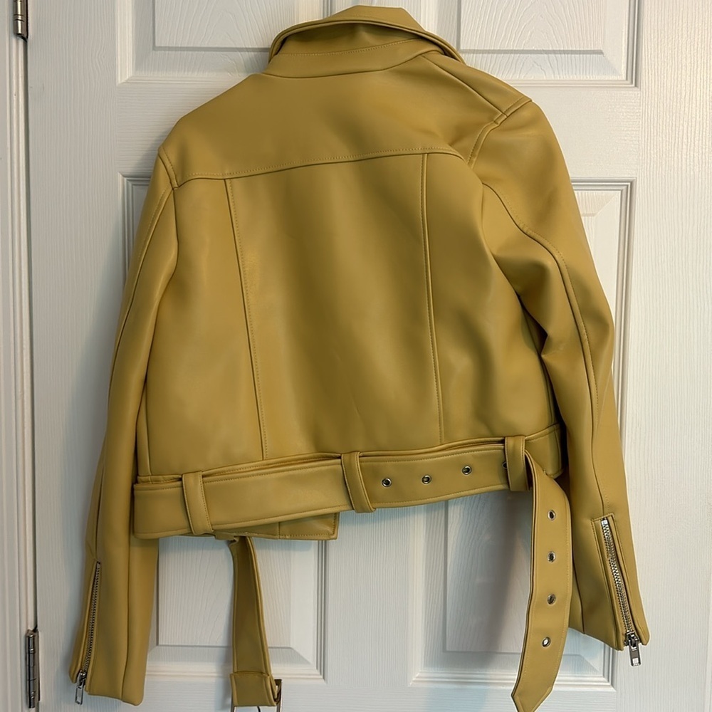 Urban Outfitters Celeste Faux Leather Moto Jacket - Picture 3 of 3